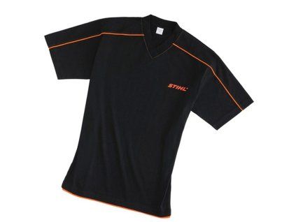 cerne panske tricko s vystrihem v stihl