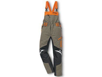 Pracovní kalhoty s náprsenkou STIHL FUNCTION ERGO (zelená/oranžová)