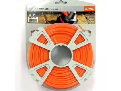 zaci struna stihl 2%2C4 mm x 86 m ticha kulata 00009302421