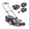 113843 battery lawnmower 38 2 li comfort set 2 batteries and charger webshop